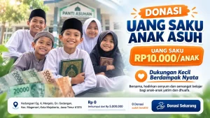 Donasi Uang Saku Anak Asuh Dukungan Kecil Berdampak Nyata